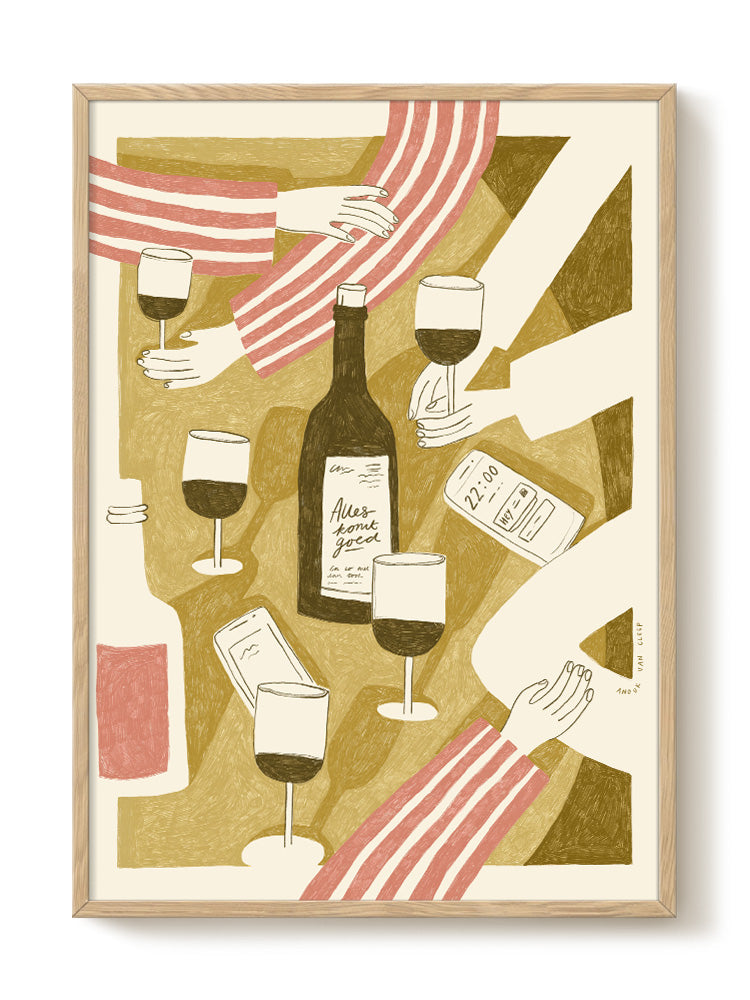 abstract portrait portrait Poster