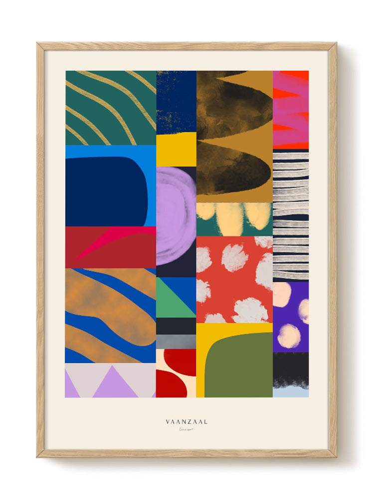 abstract portrait portrait Poster