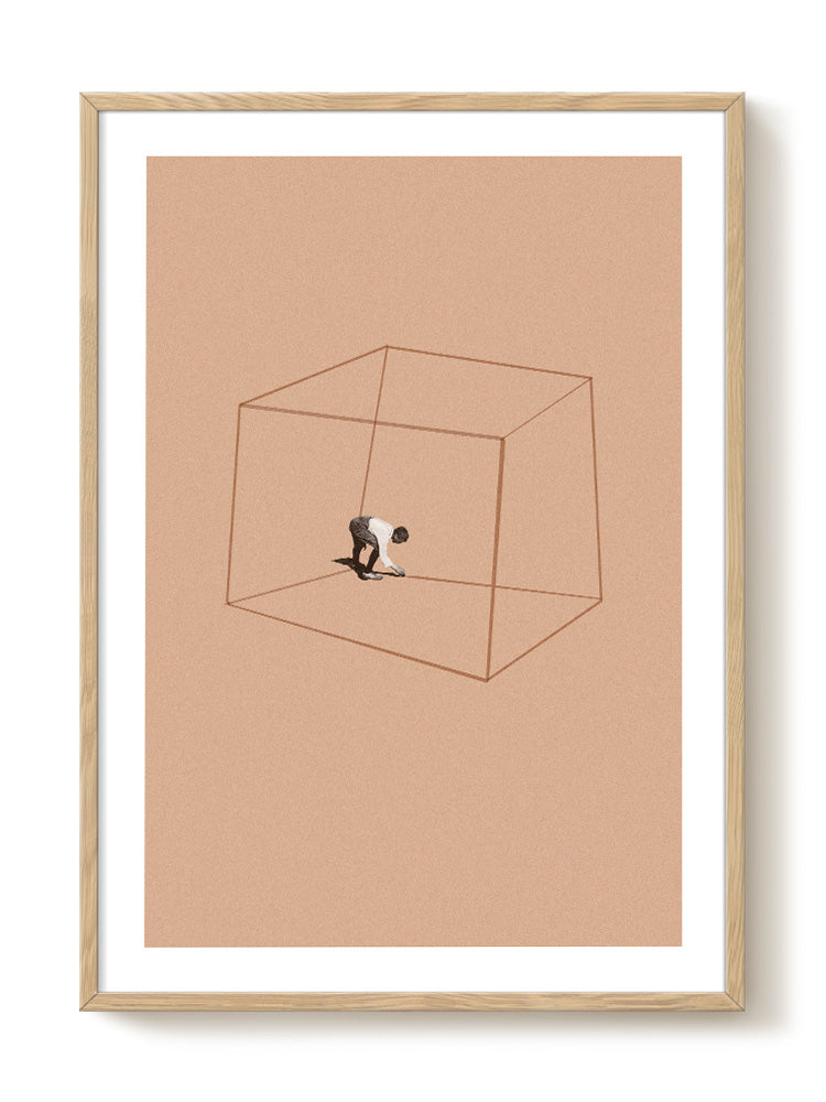 abstract portrait portrait Poster