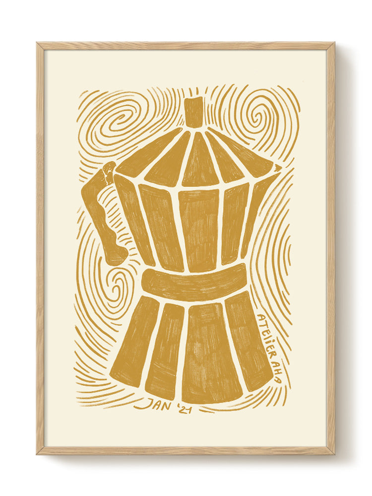 abstract portrait portrait Poster