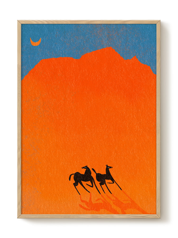 abstract animal portrait Poster