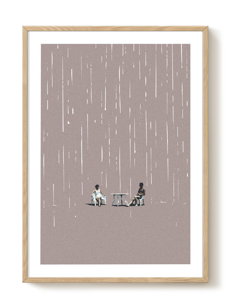 abstract portrait portrait Poster