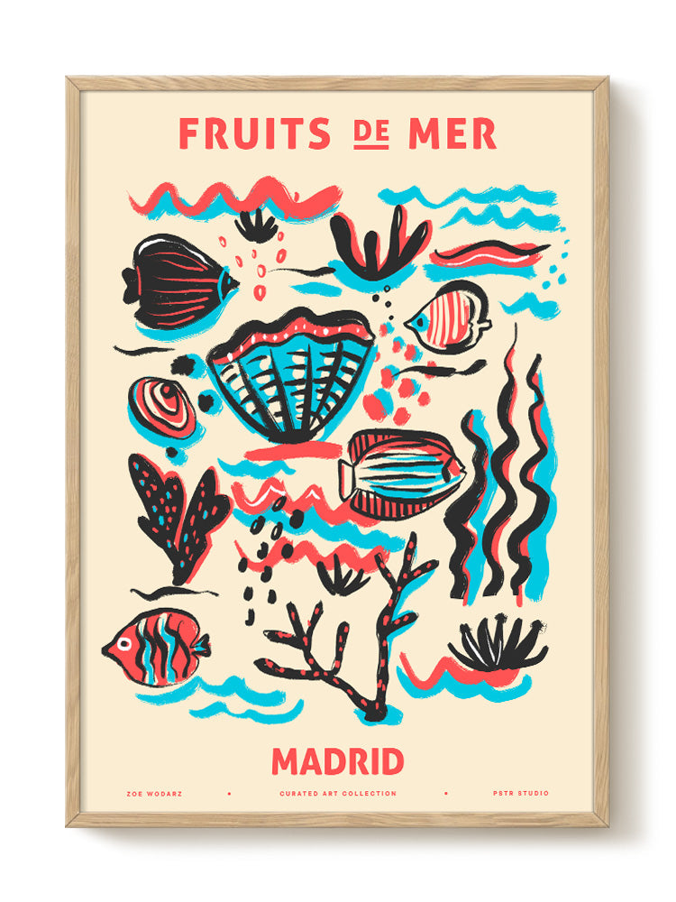 abstract food portrait Poster