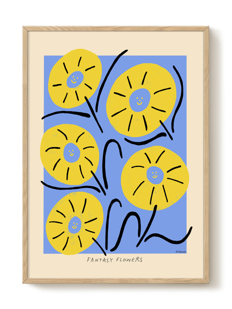 abstract animal portrait Poster