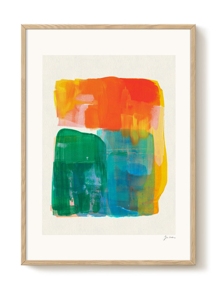 abstract portrait portrait Poster