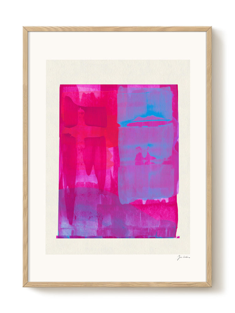 Zoe - Purple Hues – modern wall art print, Falcozi Studio