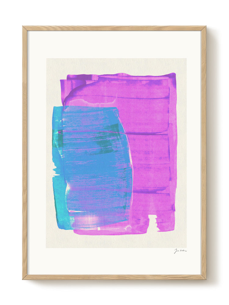 abstract portrait portrait Poster