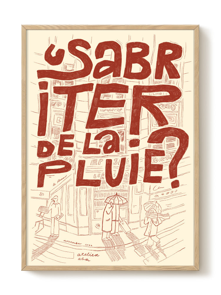 abstract portrait portrait Poster