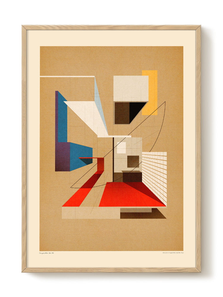 abstract portrait portrait Poster