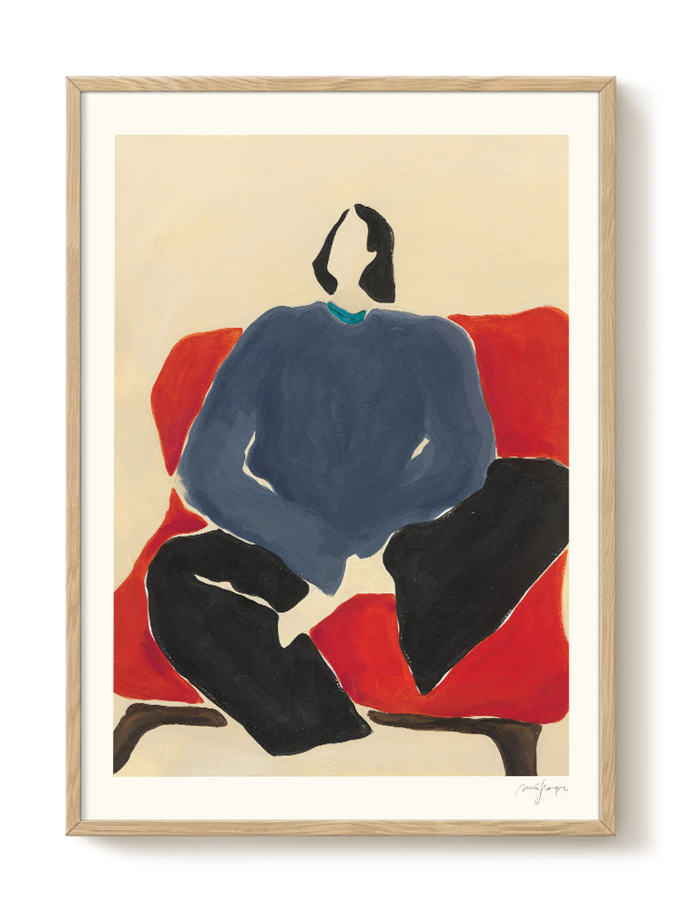 abstract portrait portrait Poster