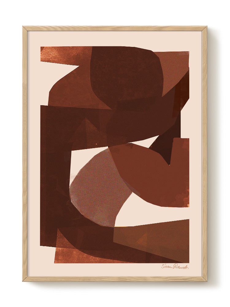abstract portrait portrait Poster