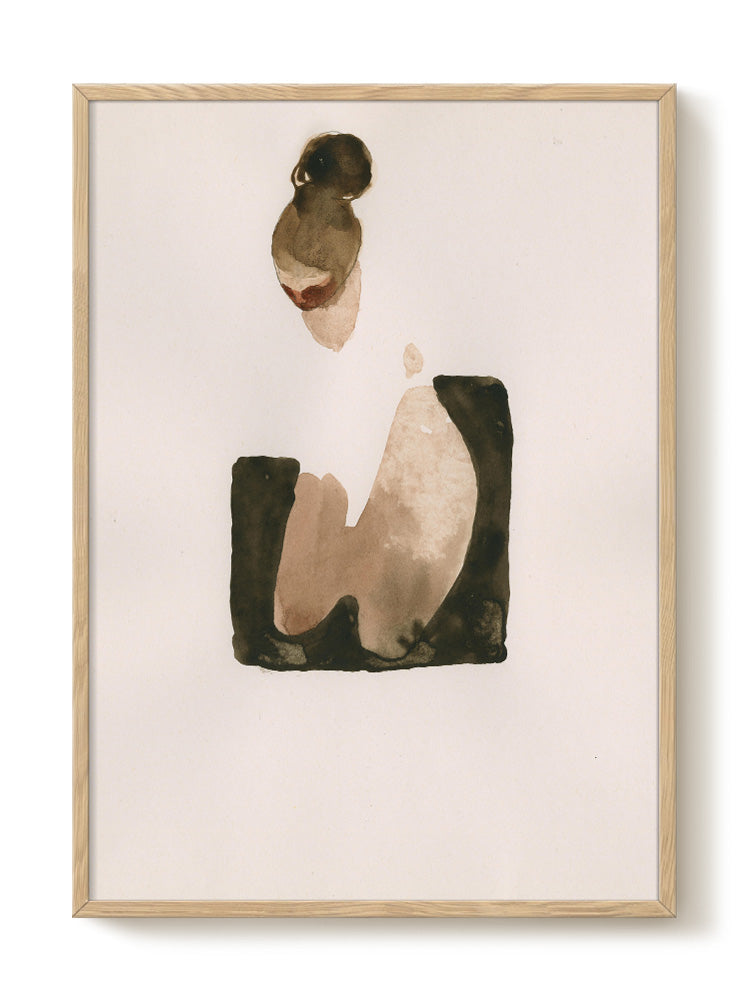 abstract portrait portrait Poster