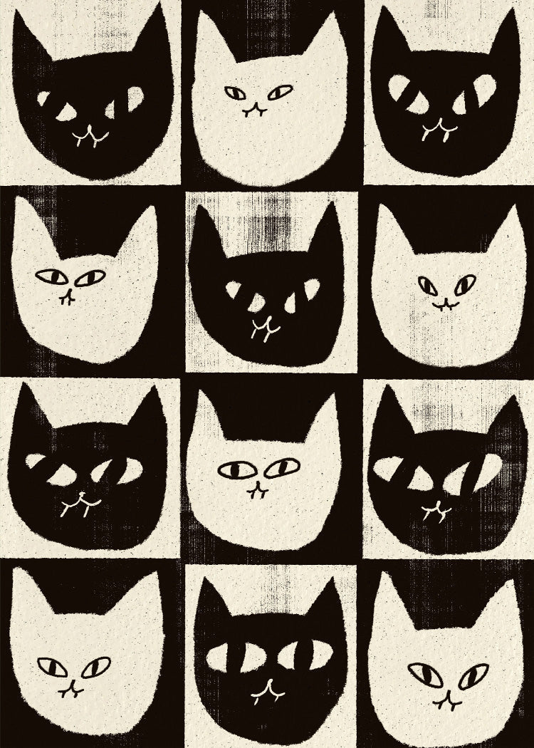 Enikő Eged - Black & White Cats