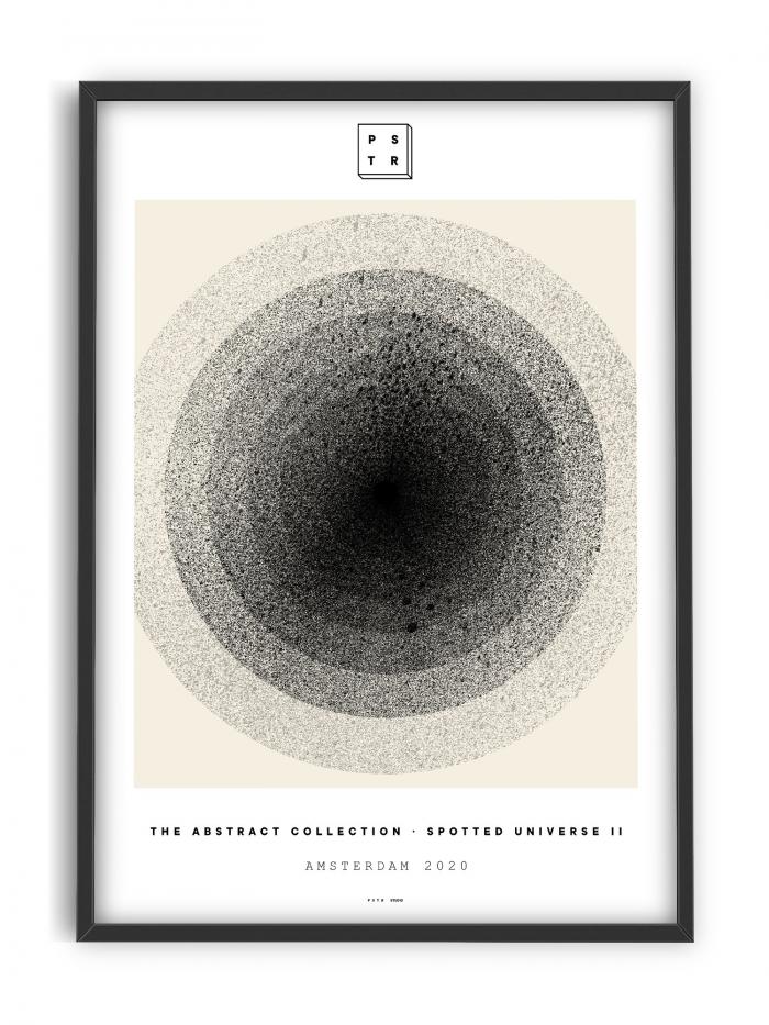 abstract portrait portrait black Poster