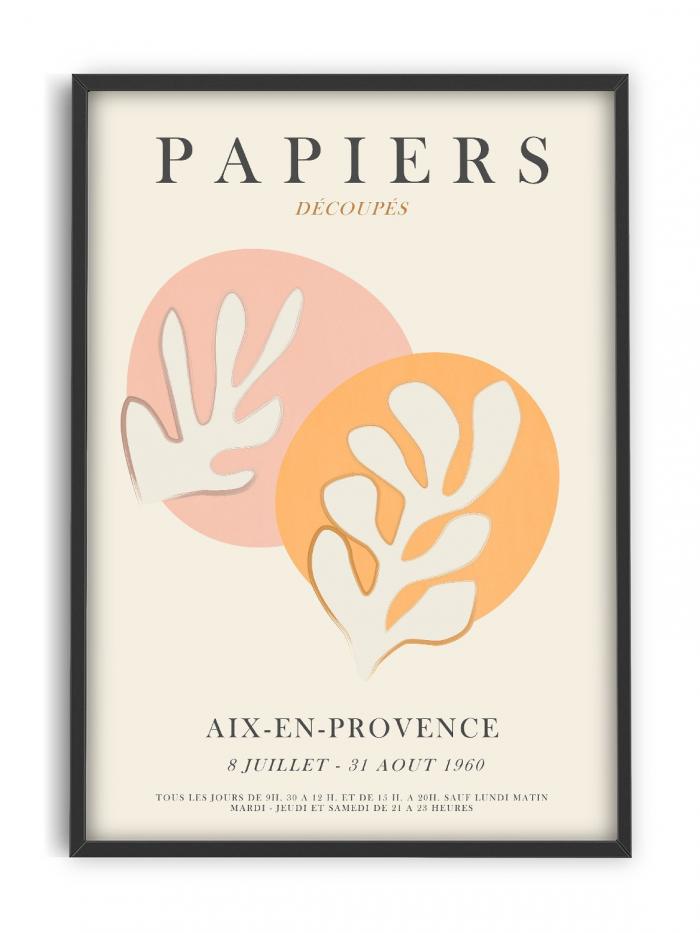 abstract portrait portrait Poster