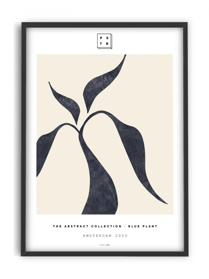 abstract portrait portrait black Poster