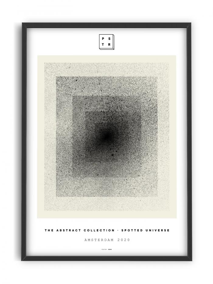 abstract portrait portrait black Poster