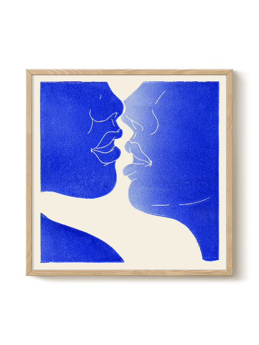 Maliv  - Kiss – modern wall art print, Falcozi Studio