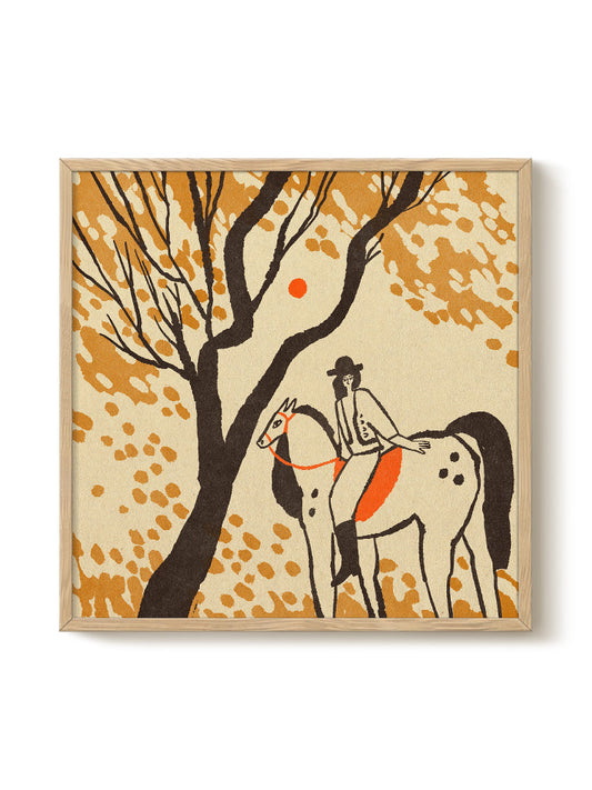 Abstract Birds Print – modern animal wall art, unique design