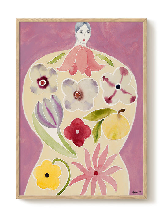 La Poire - Apple Coat – modern wall art print, Falcozi Studio