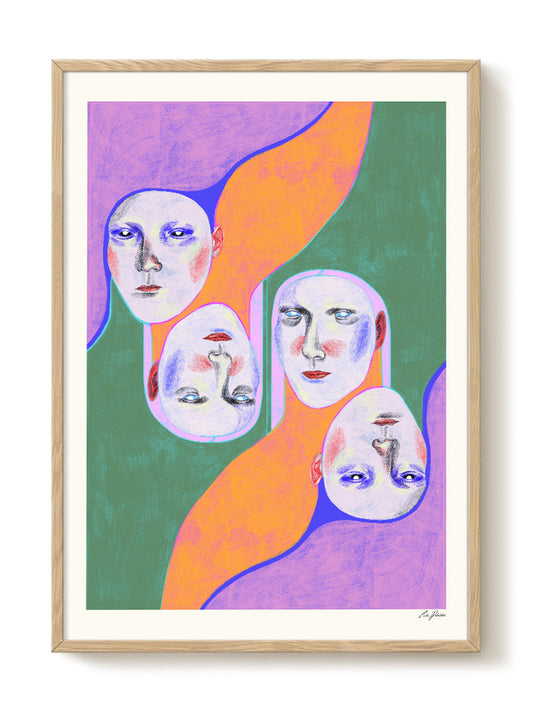 Carla Petelski - Parallel – modern wall art print, Falcozi Studio