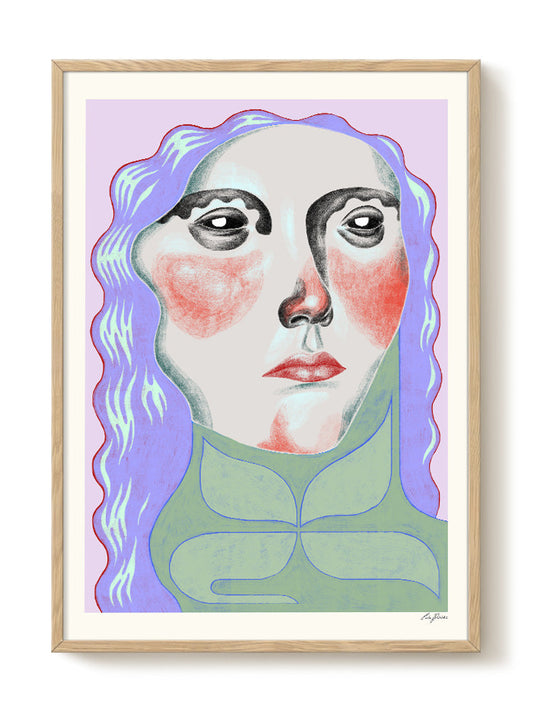 Carla Petelski - Curious – modern wall art print, Falcozi Studio