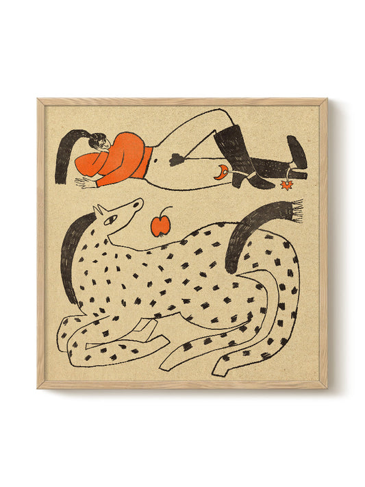 Abstract Birds Print – modern animal wall art, unique design