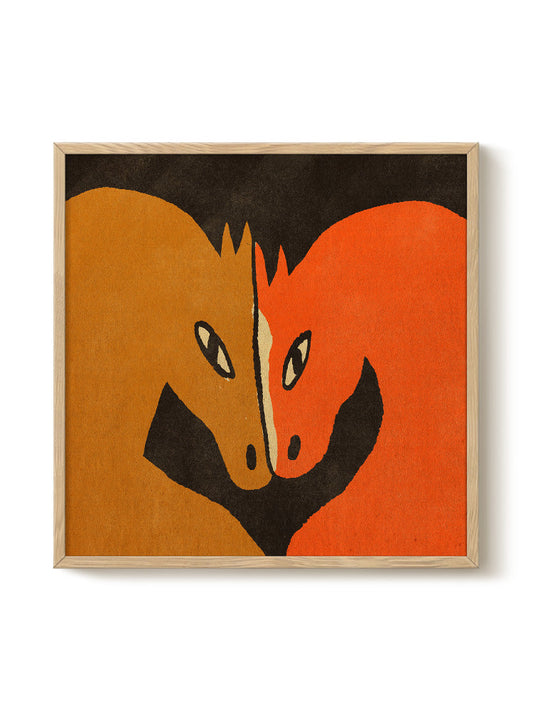 Abstract Birds Print – modern animal wall art, unique design