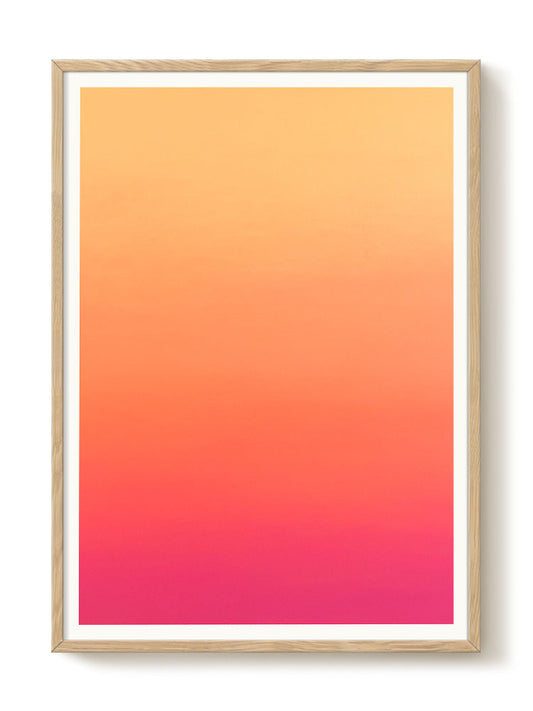 Helen Butler - Sunset Lovers – modern wall art print, Falcozi Studio