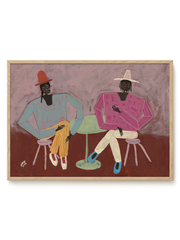 Studio IMO - Catching Up – modern wall art print, Falcozi Studio