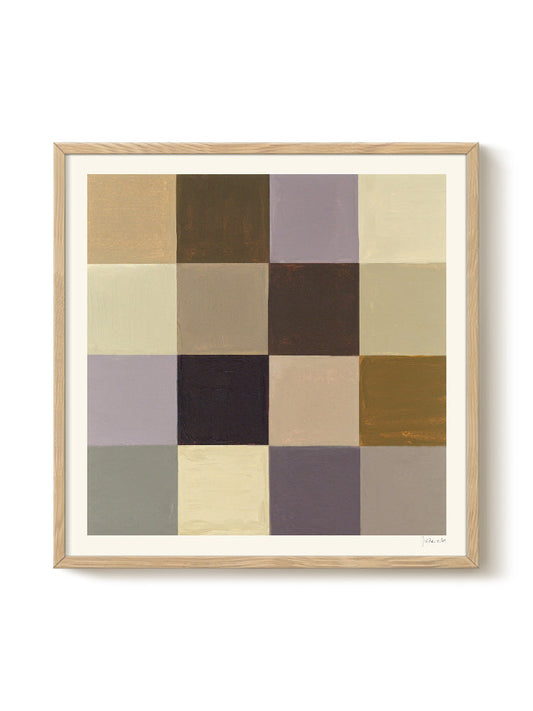 Julita Elbe - Checkered – modern wall art print, Falcozi Studio