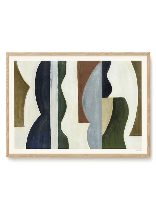 Julita Elbe - Shapes – modern wall art print, Falcozi Studio