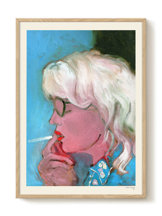 Maria Murphy - Don't Care – modern wall art print, Falcozi Studio