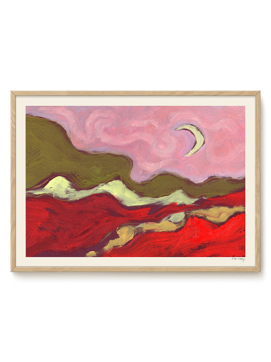 Maria Murphy - Red Sky at Night – modern wall art print, Falcozi Studio