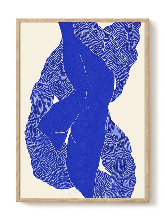 Maliv  - Serpentine II – modern wall art print, Falcozi Studio