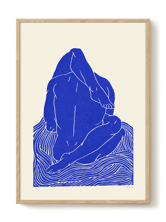Maliv  - Étreinte – modern wall art print, Falcozi Studio