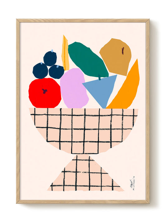 Matías Larraín - Fruit Bowl – modern wall art print, Falcozi Studio