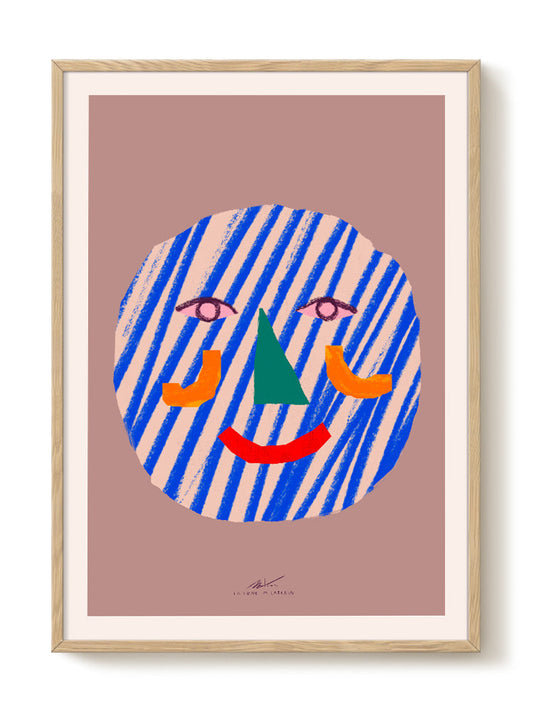 Matías Larraín - La Lune – modern wall art print, Falcozi Studio
