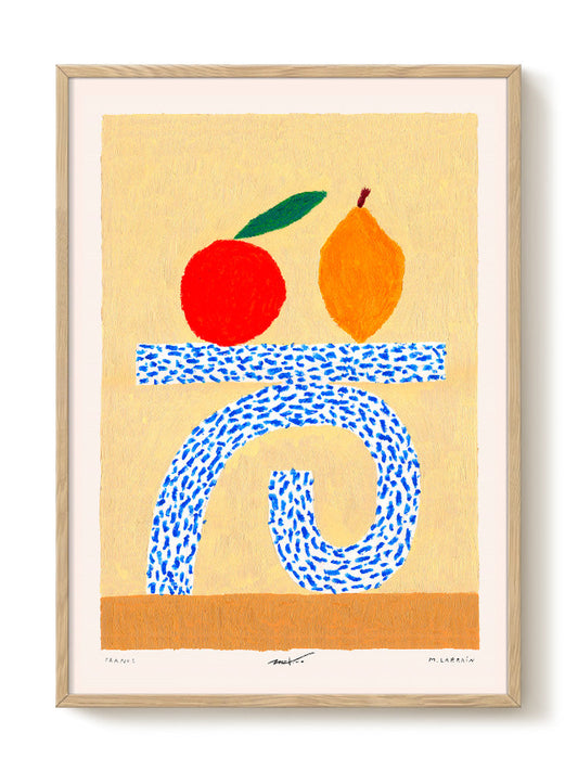Matías Larraín - Citrus – modern wall art print, Falcozi Studio