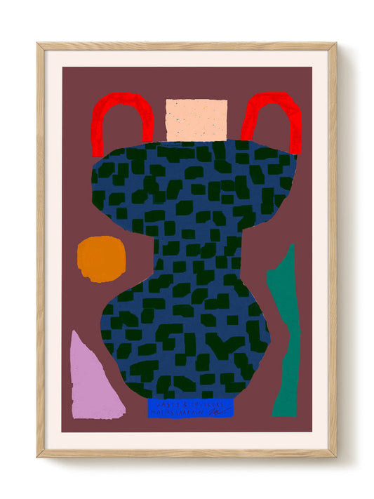 Matías Larraín - Vases & Couleurs V – modern wall art print, Falcozi Studio