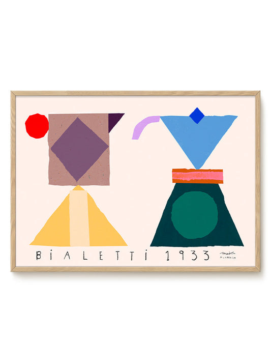 Matías Larraín - Bialetti – modern wall art print, Falcozi Studio