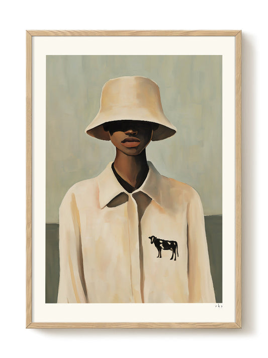 Maxime - Farmer – modern wall art print, Falcozi Studio
