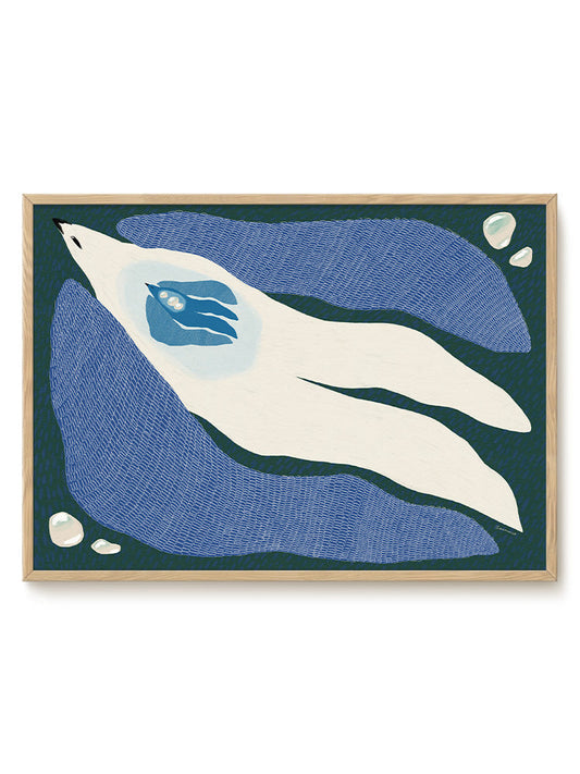 Abstract Birds Print – modern animal wall art, unique design