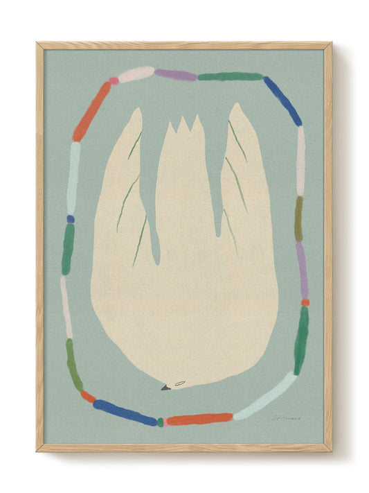 Abstract Birds Print – modern animal wall art, unique design