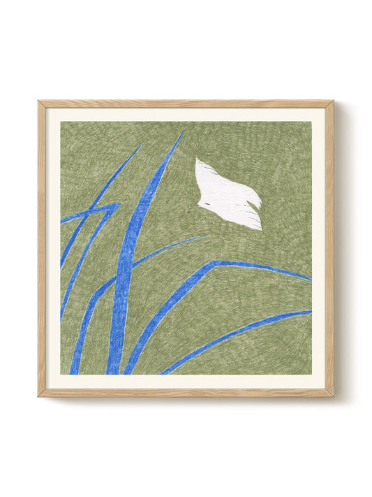 Abstract Birds Print – modern animal wall art, unique design