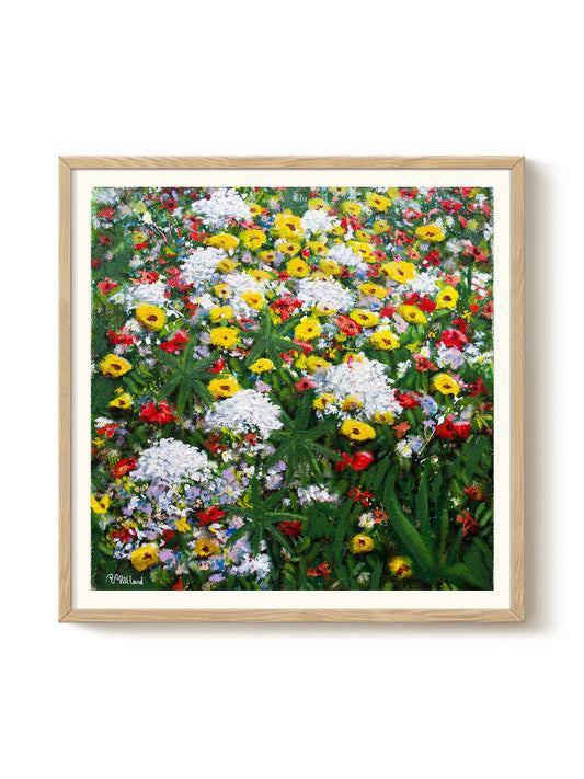 Robert Möllard - Optimistic Garden – modern wall art print, Falcozi Studio