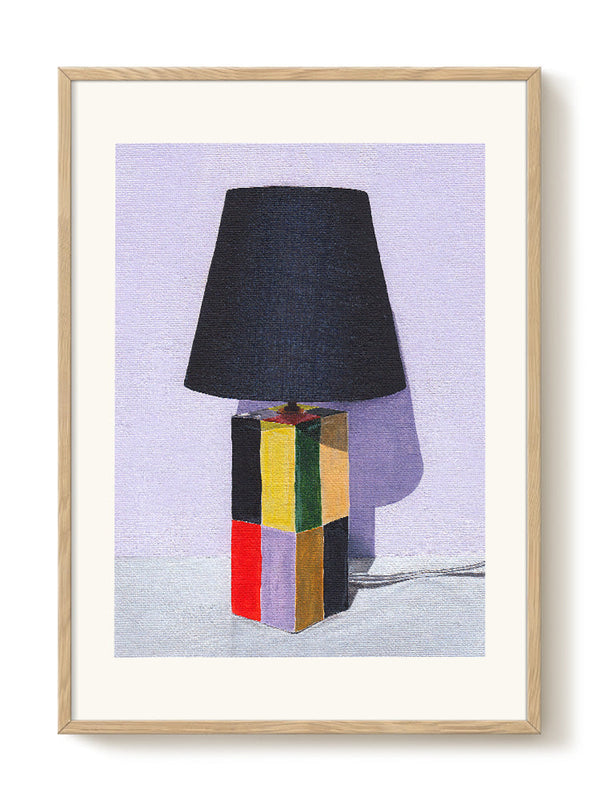 Roxanne - Ceramic Lamp – modern wall art print, Falcozi Studio