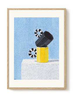 Roxanne - Ceramic Mugs – modern wall art print, Falcozi Studio
