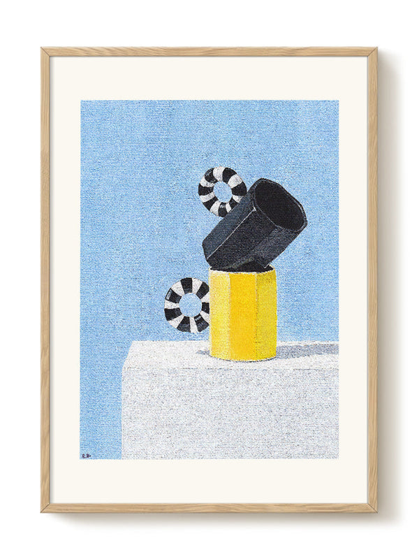 Roxanne - Ceramic Mugs – modern wall art print, Falcozi Studio