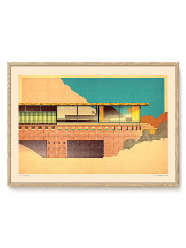 Sander Patelski - Frey House II 1964 – modern wall art print, Falcozi Studio